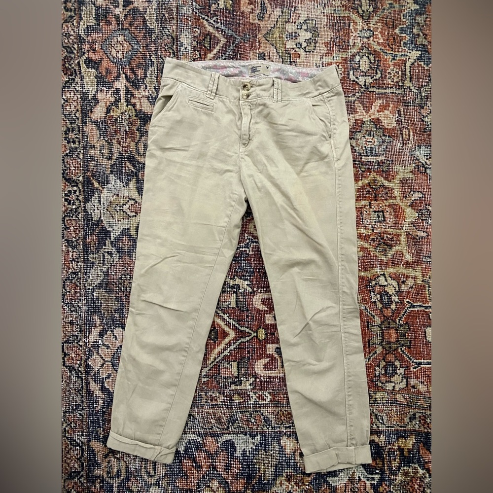 American Eagle Slouchy Khaki Pants
